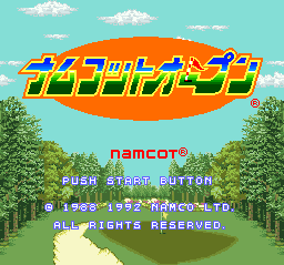 拿姆科高尔夫开打(日)